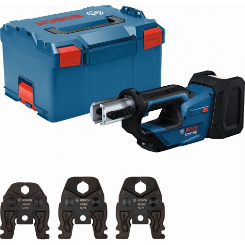 BOSCH GPT 18V-19 PROFESSIONAL Akumulátorové lisovací kleště, L-BOXX, 06019M2002 BOSCH GPT 18V-19 PROFESSIONAL Akumulátorové lisovací kleště, L-BOXX, 06019M2002