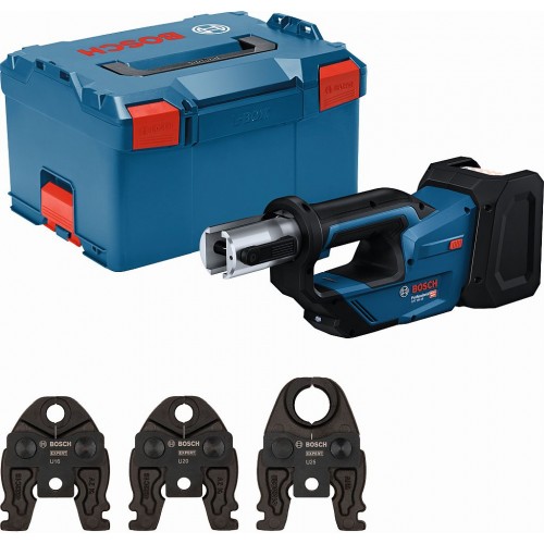 BOSCH GPT 18V-19 PROFESSIONAL Akumulátorové lisovací kleště, L-BOXX, 06019M2003 BOSCH GPT 18V-19 PROFESSIONAL Akumulátorové lisovací kleště, L-BOXX, 06019M2003