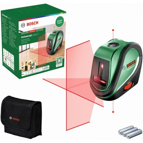 BOSCH UniversalLevel 2 Křížový laser 0603663802 BOSCH UniversalLevel 2 Křížový laser 0603663802