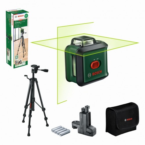 BOSCH UniversalLevel 360 Křížový laser 360° + stativ + držák 0603663E07 BOSCH UniversalLevel 360 Křížový laser 360° + stativ + držák 0603663E07