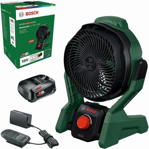 BOSCH UniversalFan 18V-1000 (1x2,0 Ah) Aku ventilátor 06039E1001 BOSCH UniversalFan 18V-1000 (1x2,0 Ah) Aku ventilátor 06039E1001
