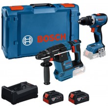 BOSCH Univerzální sada PROFESSIONAL 18V GSR+GBH+2x5,0Ah+GAL 0615A500E4
