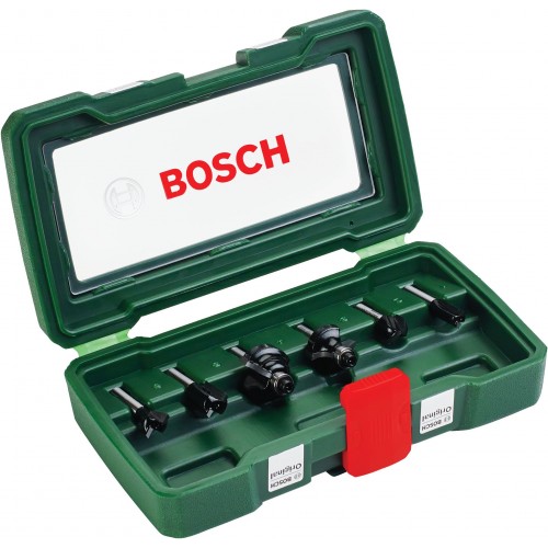 BOSCH 6dílná sada fréz TC (6mm stopka) 2607019464 BOSCH 6dílná sada fréz TC (6mm stopka) 2607019464