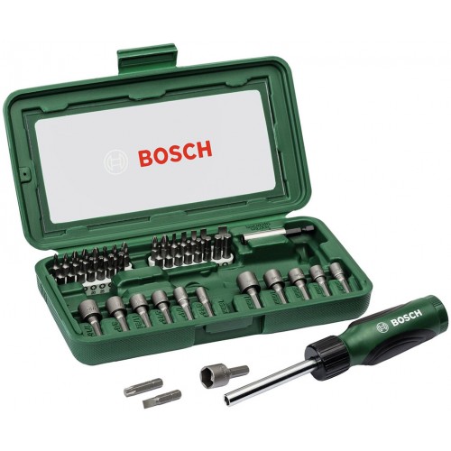 BOSCH 46dílná sada se šroubovákem 2607019504 BOSCH 46dílná sada se šroubovákem 2607019504