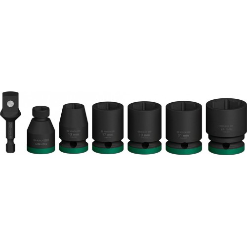 BOSCH Sada PRO Impact Socket Set s adaptérem, 1”, standardní, 7 ks 2608003032 BOSCH Sada PRO Impact Socket Set s adaptérem, 1”, standardní, 7 ks 2608003032