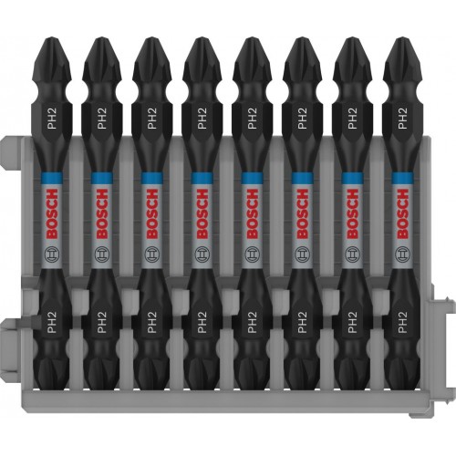 BOSCH Oboustranný bit PRO Impact pro Pick and Click, PH2, 65 mm, 8 ks 2608522337 BOSCH Oboustranný bit PRO Impact pro Pick and Click, PH2, 65 mm, 8 ks 2608522337