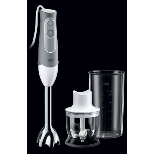 BRAUN Tyčový mixér Multiquick MQ 520 Pasta, šedá/bílá 41001243 BRAUN Tyčový mixér Multiquick MQ 520 Pasta, šedá/bílá 41001243