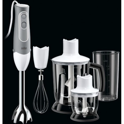 BRAUN MQ 545 Aperitive Tyčový mixér šedá/bílá 41001246 BRAUN MQ 545 Aperitive Tyčový mixér šedá/bílá 41001246