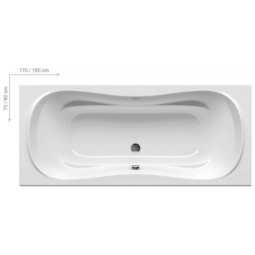 RAVAK CAMPANULA II Vana 170x75 snowwhite CA21000000 RAVAK CAMPANULA II Vana 170x75 snowwhite CA21000000