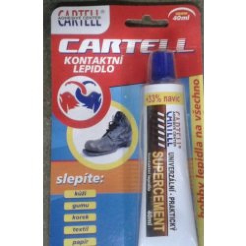 CARTEL Supercemen lepidlo na boty 40 ml CARTEL Supercemen lepidlo na boty 40 ml