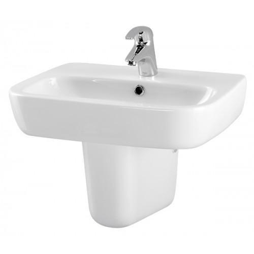 CERSANIT FACILE 55 umyvadlo s otvorem K30-003 CERSANIT FACILE 55 umyvadlo s otvorem K30-003