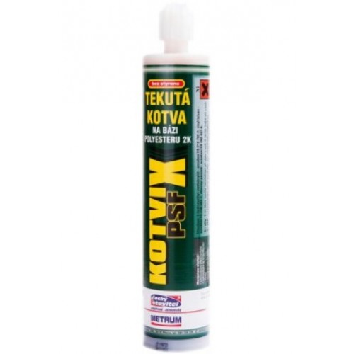 KOTVIX PSF chemická kotva 280 ml, bez styrenu KOTVIX PSF chemická kotva 280 ml, bez styrenu