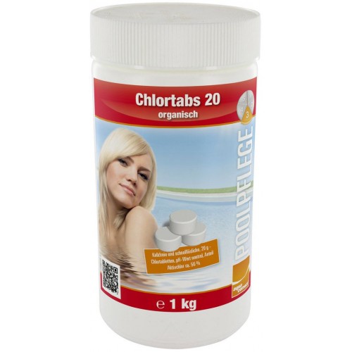 Bazénové Chlórové tablety 20g, Organické, 1 kg 070120 Bazénové Chlórové tablety 20g, Organické, 1 kg 070120