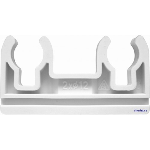 Příchytka D 2 x 22 mm 20022Cu Příchytka D 2 x 22 mm 20022Cu