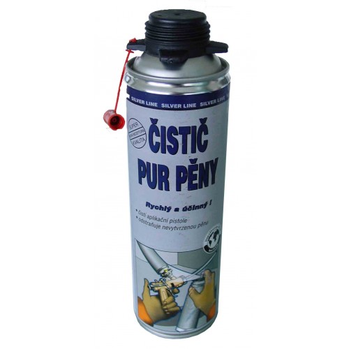 SILVER LINE čistič PUR pěny 500 ml SILVER LINE čistič PUR pěny 500 ml