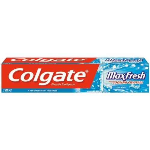 COLGATE Max Fresh Cool Mint Zubní pasta 75 ml PO EXPIRACI COLGATE Max Fresh Cool Mint Zubní pasta 75 ml PO EXPIRACI