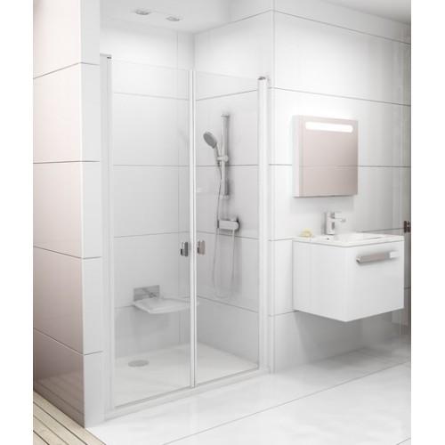 RAVAK CHROME CSDL2-110 sprchové dveře, white+Transparent 0QVDC10LZ1 RAVAK CHROME CSDL2-110 sprchové dveře, white+Transparent 0QVDC10LZ1
