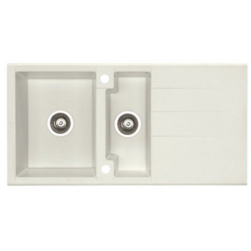 ALVEUS Cubo 70 dřez Algranit, 980 x 500 mm, cream 1088565 ALVEUS Cubo 70 dřez Algranit, 980 x 500 mm, cream 1088565