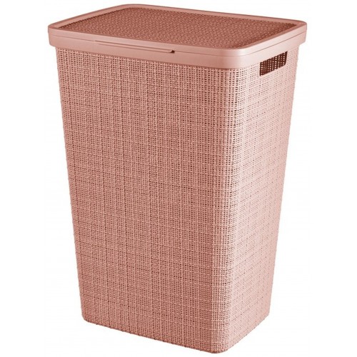 CURVER JUTE 58L Koš na špinavé prádlo 43 x 34 x 60 cm, růžový 08093-204 CURVER JUTE 58L Koš na špinavé prádlo 43 x 34 x 60 cm, růžový 08093-204