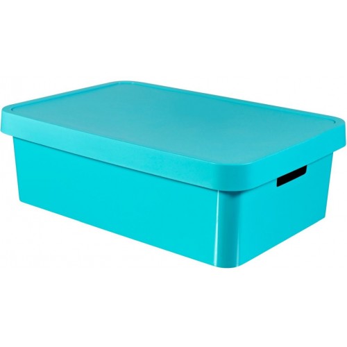 CURVER INFINITY úložný box 30 L 56 x18 x 39 cm modrý 01718-X34 CURVER INFINITY úložný box 30 L 56 x18 x 39 cm modrý 01718-X34