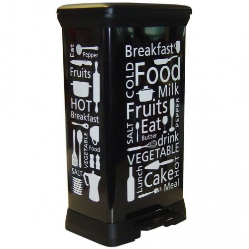 CURVER DECOBIN 50L KITCHEN odpadkový koš 39 x 29 x 73cm černý 02180-K03 CURVER DECOBIN 50L KITCHEN odpadkový koš 39 x 29 x 73cm černý 02180-K03