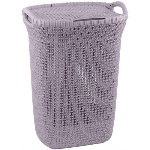 CURVER KNIT 57L Koš na špinavé prádlo 45 x 61 x 34 cm, sv. fialový 03676-X69 CURVER KNIT 57L Koš na špinavé prádlo 45 x 61 x 34 cm, sv. fialový 03676-X69