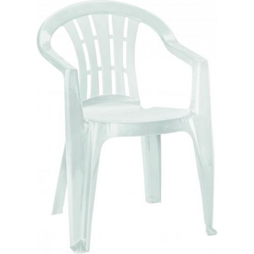 CURVER CUBA zahradní židle, 56 x 58 x 79 cm, bílá 17180005 CURVER CUBA zahradní židle, 56 x 58 x 79 cm, bílá 17180005