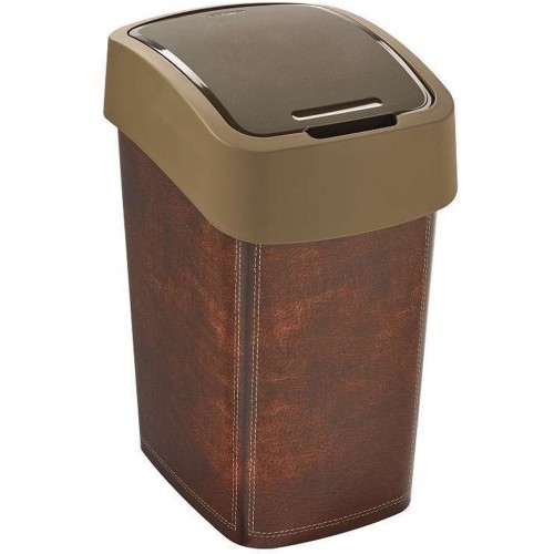 CURVER FLIP BIN LEATHER 25L Odpadkový koš 47 x 26 x 34 cm hnědý 02171-L13 CURVER FLIP BIN LEATHER 25L Odpadkový koš 47 x 26 x 34 cm hnědý 02171-L13
