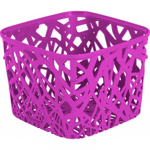 CURVER NEO SQUARE košík 19,2 x 19,2 x 14,4 cm fialový 04160-437