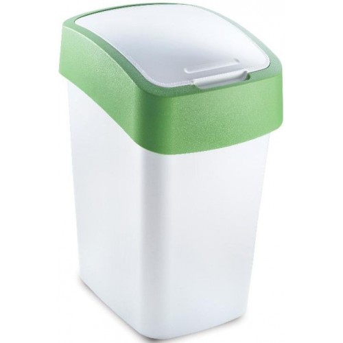 CURVER Odpadkový koš Flipbin, 65,3 x 29,4 x 37,6 cm, 50 l, zelený, 02172-706 CURVER Odpadkový koš Flipbin, 65,3 x 29,4 x 37,6 cm, 50 l, zelený, 02172-706