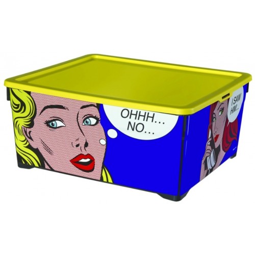 CURVER Textil box COMICS, 40 x 34 x 17 cm, 18,5L, 03015-C31 CURVER Textil box COMICS, 40 x 34 x 17 cm, 18,5L, 03015-C31