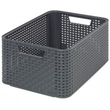 CURVER STYLE M úložný box 38,6 x 17 x 28,7 cm tmavě šedý 03615-308