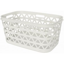 CURVER OCEANA 45L Koš na čisté prádlo 57,1 x 37,1 x 27,1 cm, béžová 00521-885