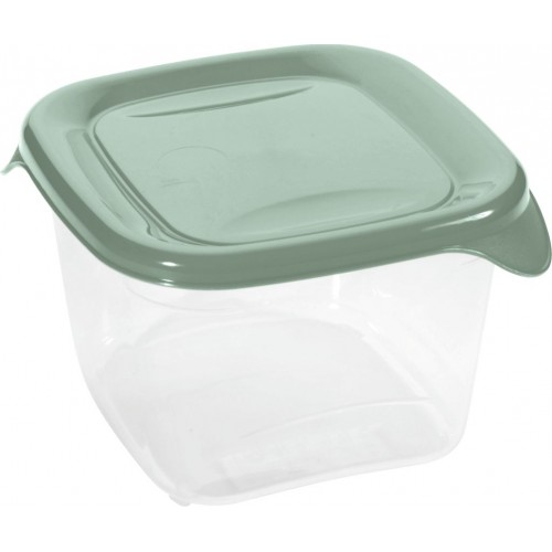 CURVER FRESH & GO 1,2L Dóza 15,5 x 15,5 x 8,3 cm, zelená/transparentní 00560-A87