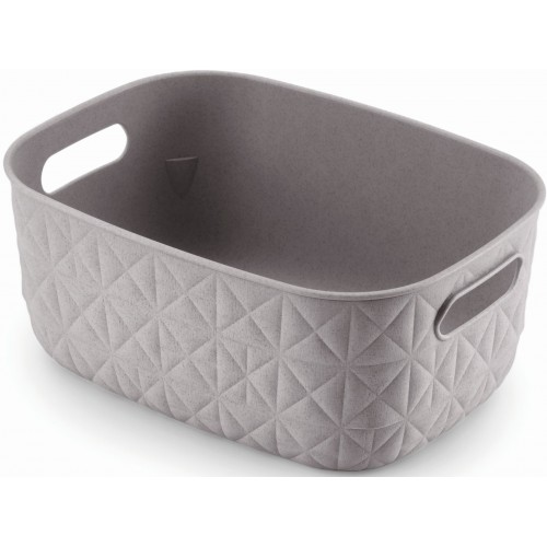 CURVER SOFTEX S 4L Košík 26,4 x 19,4 x 11,1 cm, šedý 00576-Z70 CURVER SOFTEX S 4L Košík 26,4 x 19,4 x 11,1 cm, šedý 00576-Z70