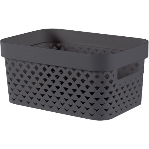 CURVER PURE 4,5L Úložný box 26 x 17,5 x 12,3 cm, šedá 01422-G43 CURVER PURE 4,5L Úložný box 26 x 17,5 x 12,3 cm, šedá 01422-G43