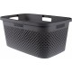 CURVER PURE 47L Koš na čisté prádlo 60 x 40 x 28 cm, šedá 01917-G43