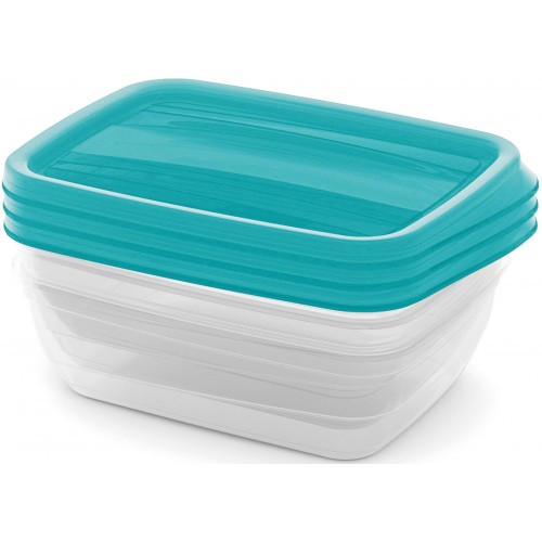 CURVER VEDO 3x1L Set dóz 20 x 14 x 6 cm, světle modrá 03505-051