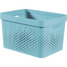 CURVER INFINITY 17L Úložný box 36 x 27 x 22 cm, recyklovaný plast, modrý 04740-W19