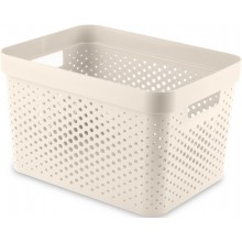 CURVER INFINITY 17L Úložný box 36 x 27 x 22 cm, recyklovaný plast, krémový 04740-X64