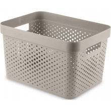 CURVER INFINITY 17L Úložný box 36 x 27 x 22 cm, recyklovaný plast, béžový 04740-X67