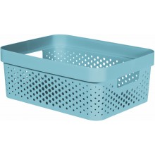 CURVER INFINITY 11L Úložný box 36 x 27 x 14 cm, recyklovaný plast, modrý 04750-W19