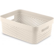 CURVER INFINITY 11L Úložný box 36 x 27 x 14 cm, recyklovaný plast, krémový 04750-X64