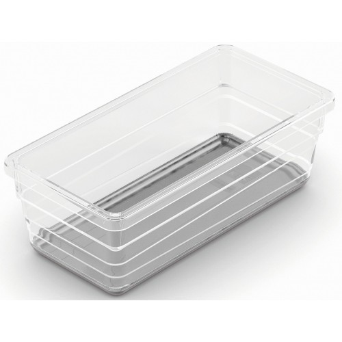 KIS SISTEMO 2 Organizér 15 x 7,5 x 5 cm transparentní/šedá 10011-A94 KIS SISTEMO 2 Organizér 15 x 7,5 x 5 cm transparentní/šedá 10011-A94
