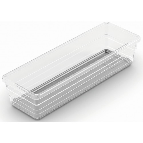 KIS SISTEMO 3 Organizér 22,5 x 7,5 x 5 cm transparentní/šedá 10012-A94 KIS SISTEMO 3 Organizér 22,5 x 7,5 x 5 cm transparentní/šedá 10012-A94