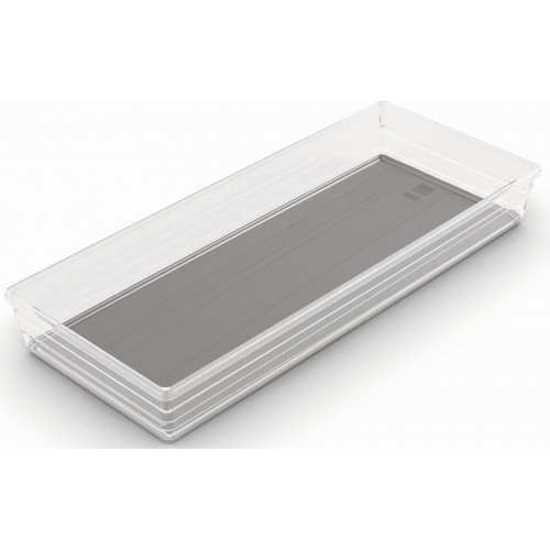 KIS SISTEMO 8 Organizér 37,5 x 15 x 5 cm transparentní/šedá 10017-A94 KIS SISTEMO 8 Organizér 37,5 x 15 x 5 cm transparentní/šedá 10017-A94