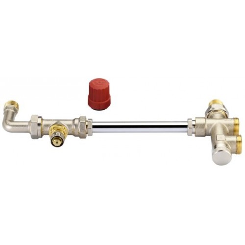 Danfoss RA-K dvoutrubka 1/2" ventilové těleso s přednastavením 013G3363
