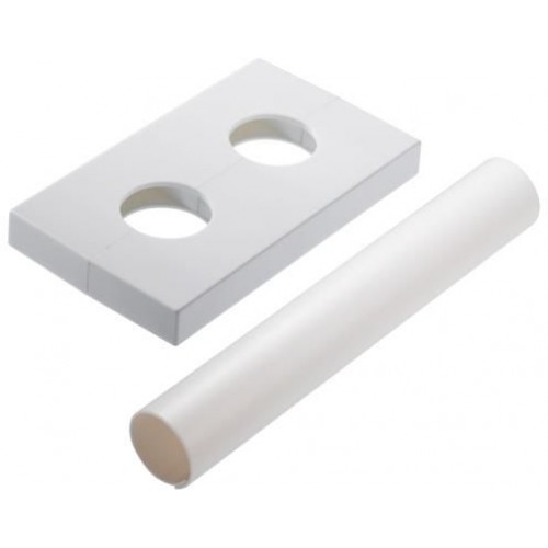 Danfoss Rozeta + 1 kryt na potrubí pro VHX bílá 013G3128 Danfoss Rozeta + 1 kryt na potrubí pro VHX bílá 013G3128