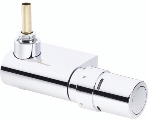 Danfoss Sada VHX-Mono rohový designový radiátorový ventil a RAX hlavice chrom 013G4285 Danfoss Sada VHX-Mono rohový designový radiátorový ventil a RAX hlavice chrom 013G4285