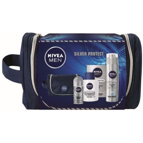 NIVEA MEN SILVER PROTECT Dárková sada NIVEA MEN SILVER PROTECT Dárková sada